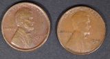 1921-S XF, & 24-D FINE LINCOLN CENTS