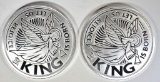 2-2020 CHRISTMAS 1oz .999 SILVER ROUNDS