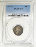 1824/2 BUST DIME  PCGS G-06