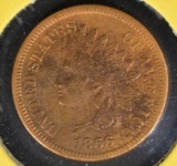 1866 INDIAN CENT  VF