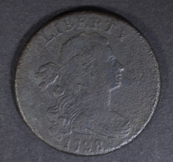 1798 LARGE CENT VF/XF CORROSION