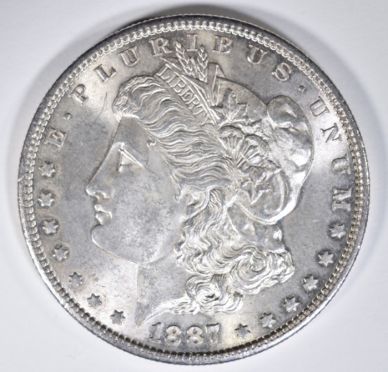 1887-S MORGAN DOLLAR BU