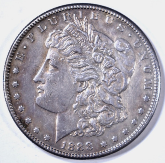 1888-S MORGAN DOLLAR AU