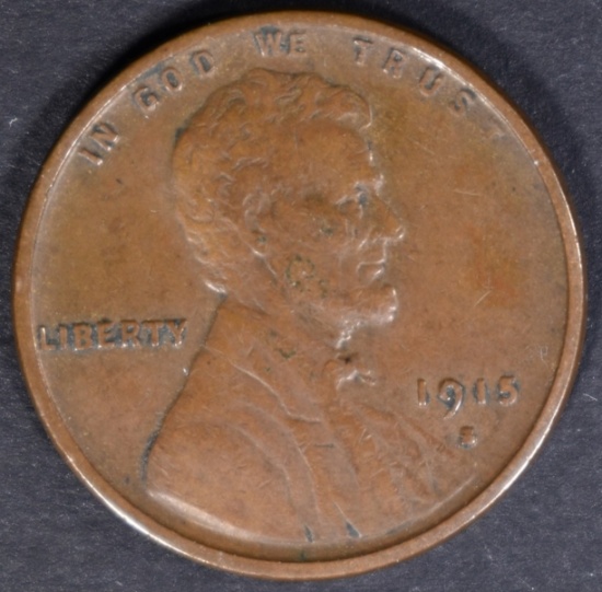 1915-S LINCOLN CENT XF