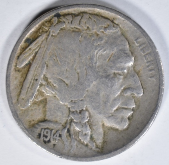 1914-S BUFFALO NICKEL VF/XF