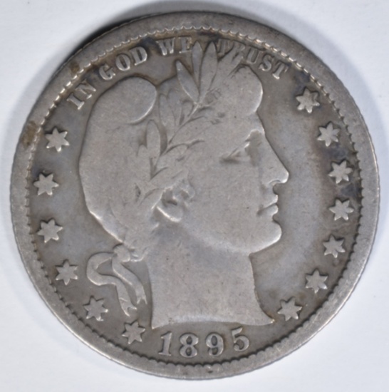 1895-O BARBER QUARTER FINE