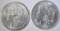 1900 & 1901-O MORGAN DOLLARS  CH BU