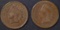 LOT OF 2 INDIAN CENTS: