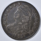1823 BUST HALF DOLLAR  VF