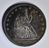 1873-S SEATED LIBERTY HALF DOLLAR AU/BU COLOR