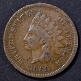 1869 INDIAN CENT VG