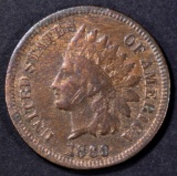 1869 INDIAN CENT VG/F MARK ON OBV