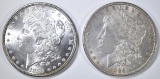 1885 CH/GEM BU & 1886 CH BU MORGAN DOLLARS
