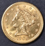1906 $2.5 GOLD LIBERTY  CH/GEM BU