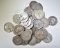 40-MIXED DATE CIRC 90% SILVER QUARTERS