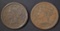 1848 & 1852 LARGE CENTS VF