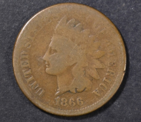 1866 INDIAN CENT GOOD