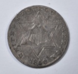 1856 3-CENT SILVER  NICE ORIG UNC