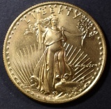 1986 $25 GOLD EAGLE   GEM BU