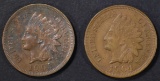 1904 & 05 INDIAN CENTS BU