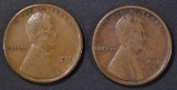 1916-S & 17-D LINCOLN CENTS XF