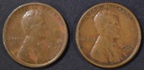 2 1922-D LINCOLN CENTS XF