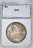 1896 MORGAN DOLLAR  PCI GEM BU