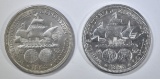 1892 & 93 COLUMBIAN HALVES  CH BU