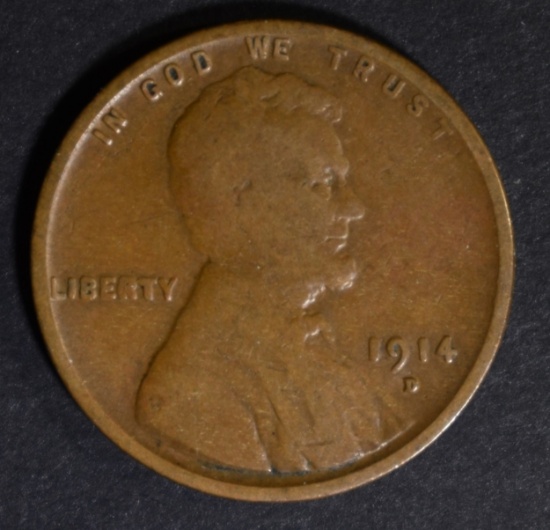 1914-D LINCOLN CENT VG