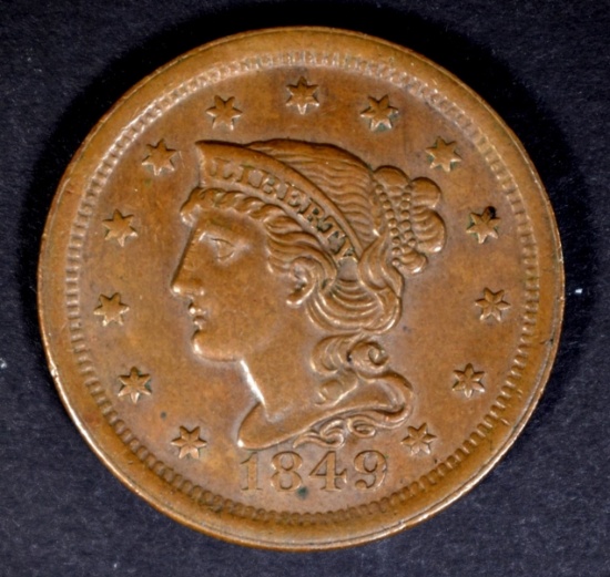 1849 LARGE CENT AU