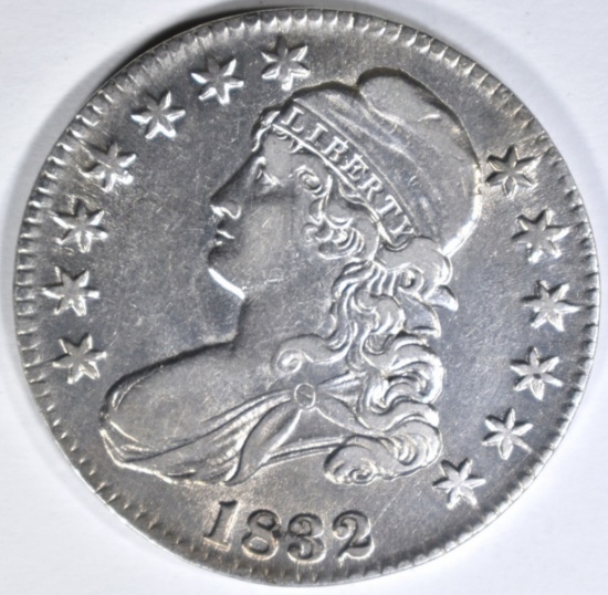 1832 BUST HALF DOLLAR CH AU