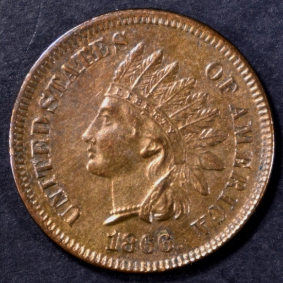 1866 INDIAN CENT CH BU BN