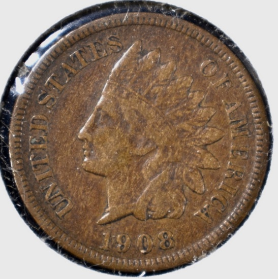 1908-S INDIAN CENT XF