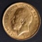 1913 GREAT BRITAIN GOLD HALF SOVEREIGN .117 AGW