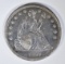 1863 SEATED LIBERTY DOLLAR AU