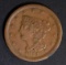 1851 HALF CENT VF/XF