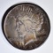 1921 PEACE DOLLAR  XF CLEANED