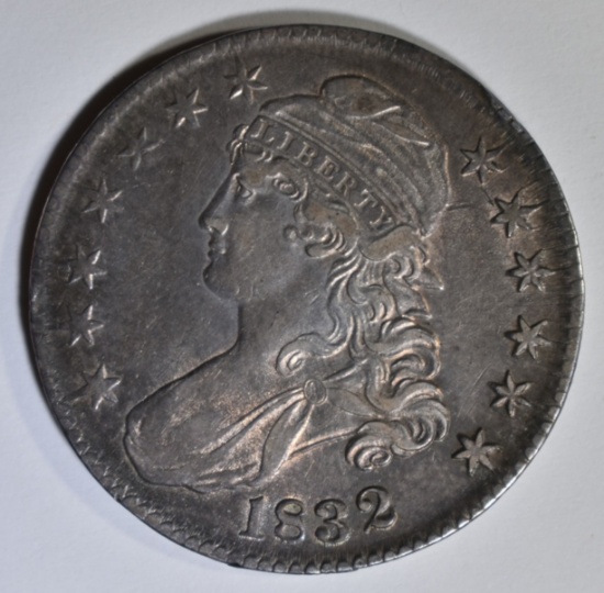 1832 BUST HALF DOLLAR AU/BU