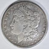 1889-CC MORGAN DOLLAR  VF/XF