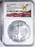 2016 AMERICAN SILVER EAGLE NGC MS-69