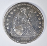 1863 SEATED LIBERTY DOLLAR AU
