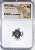 AD 337-361 CONSTANTIUS II  NGC CH AU