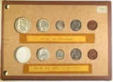 1956 U.S. MINT SET MISSING DENVER HALF DOLLAR