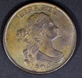 1804 HALF CENT AU