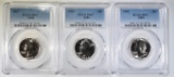 SMS QUARTER SET, ALL PCGS SP-67