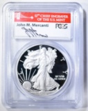 2012-S ASE  EAGLE PCGS PR-69 DCAM MERCANTI SIGNED