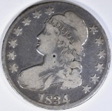 1834 BUST HALF DOLLAR VG