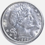 1893-O BARBER HALF DOLLAR BU CLEANED