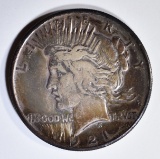 1921 PEACE DOLLAR  XF CLEANED