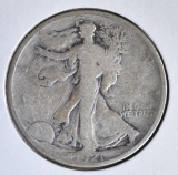 1921 WALKING LIBERTY HALF DOLLAR  GOOD